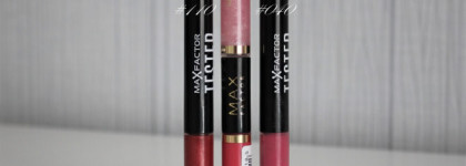 Max Factor Lipfinity #110, 040 и Max Factor Lipfinity Color & Gloss #510