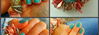 Лак цвета морской волны LCN Nail Polish # 203 Azure Blue