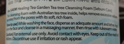 The Saem Healing Tea Garden Tea Tree Cleansing Foam