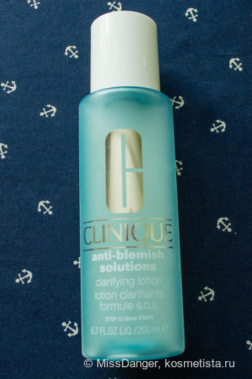 Два лосьона от Clinique для жирной кожи: Clarifying Lotion 4 и Anti-Blemish Solutions Clarifying Lotion