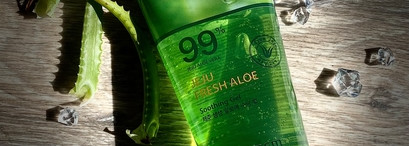 Универсальное средство для лица, тела и волос - Jeju Fresh Aloe Soothing Gel от The Saem