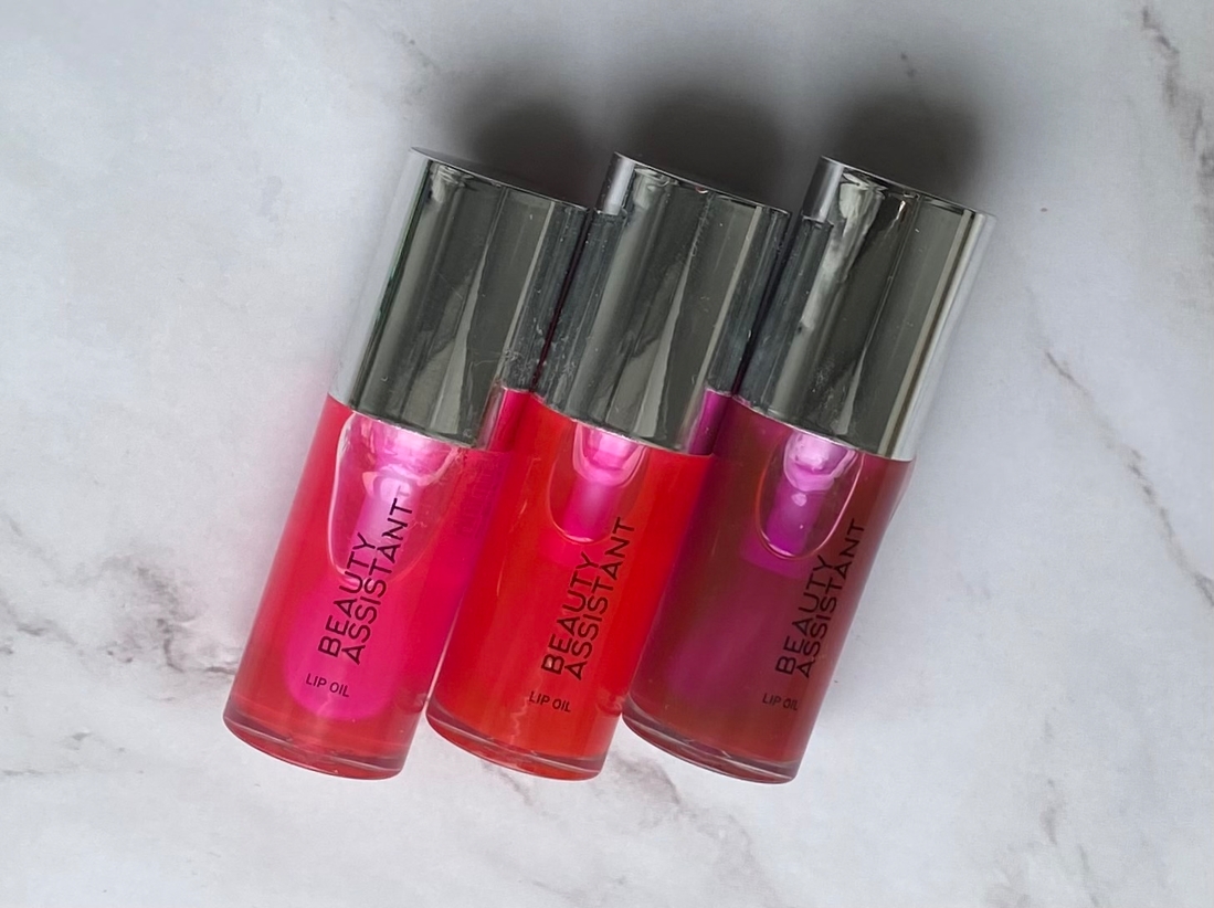 Гель-масло для губ Lip Oil Beauty Assistant оттенки слева направо: 01, 02, 03