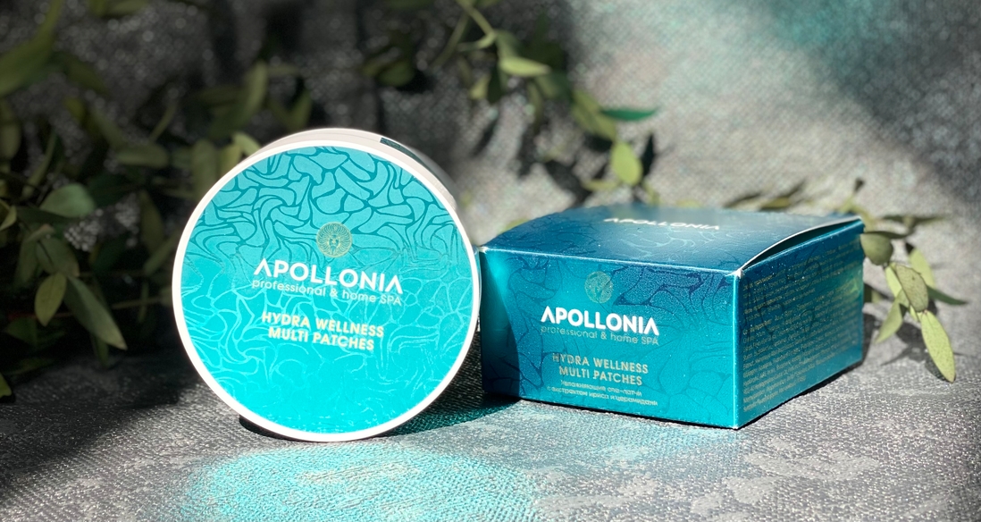 APOLLONIA Увлажняющие Спа-Патчи для глаз с экстрактом ириса и церамидами Hydra Wellness