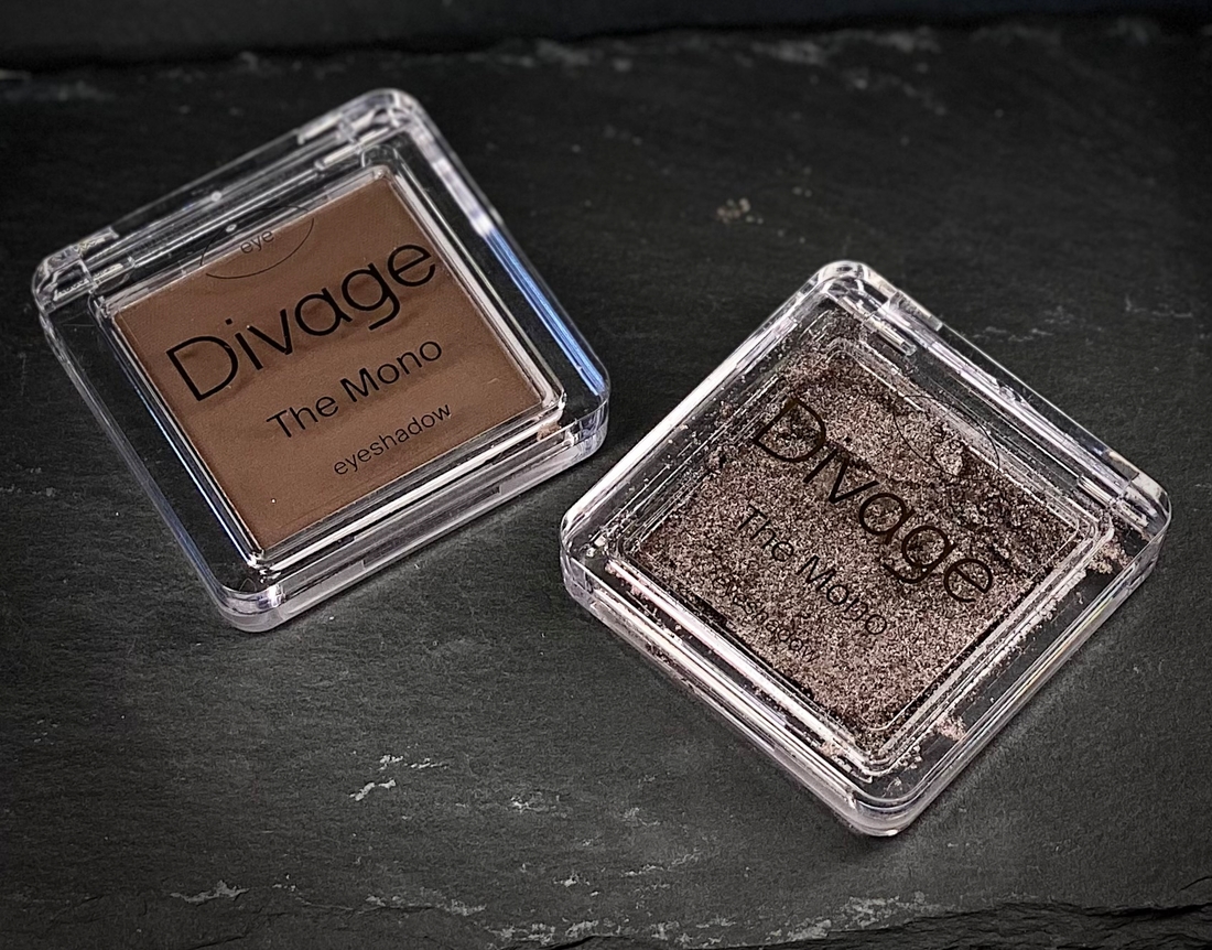 Тени для век The Mono Eyeshadow от Divage в оттенках 04 и 08