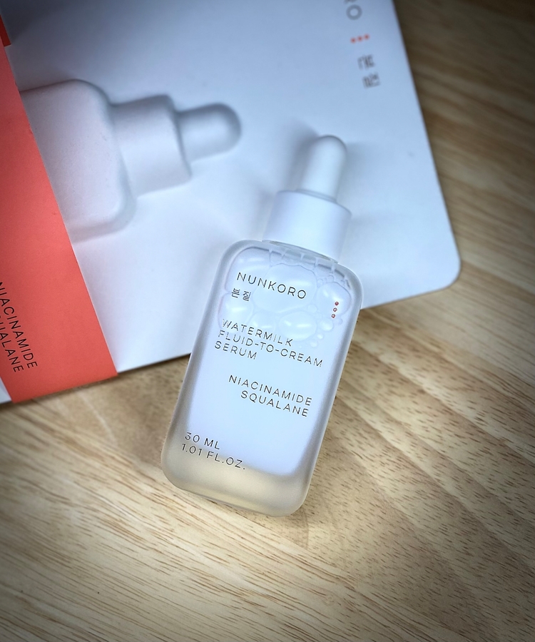 Многофункциональная сыворотка-флюид watermilk fluid-to-cream serum NUNKORO