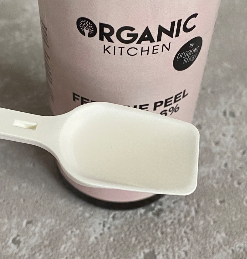 Organic Kitchen Кислотный пилинг для лица, тела и кожи головы 5 в 1 Feel Hte Peel AHA/BHA 6% свотчи