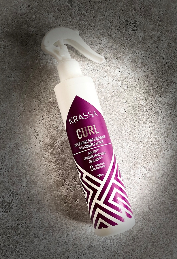 Krassa Спрей-уход для кудрявых и вьющихся волос Curl