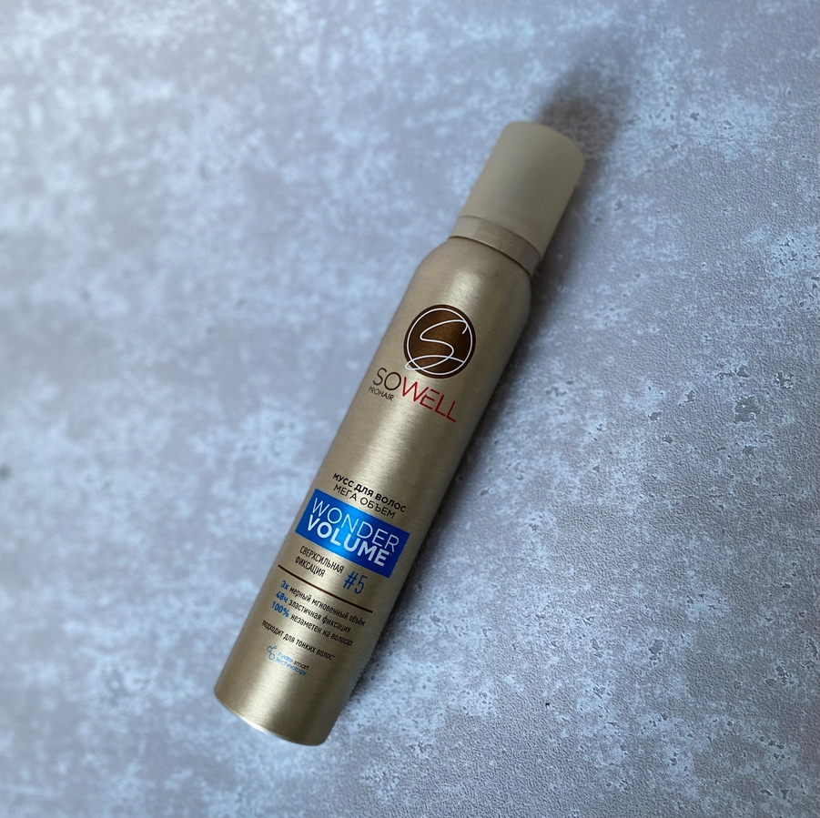SoWell Мусс для волос Мега Объем Wonder Volume