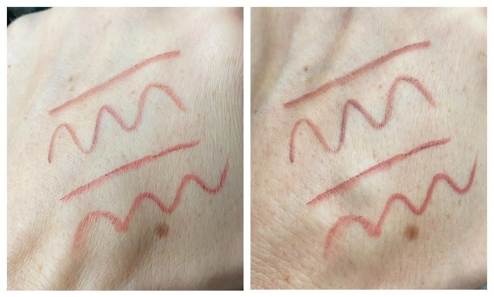 Карандаш для губ Limoni Velvet Matte Lipliner в оттенке 03 и 04 свотчи