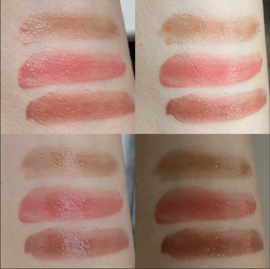 Essence Блеск для губ Extreme Shine Volume Lipgloss в оттенках 14, 16, 17. Свотчи