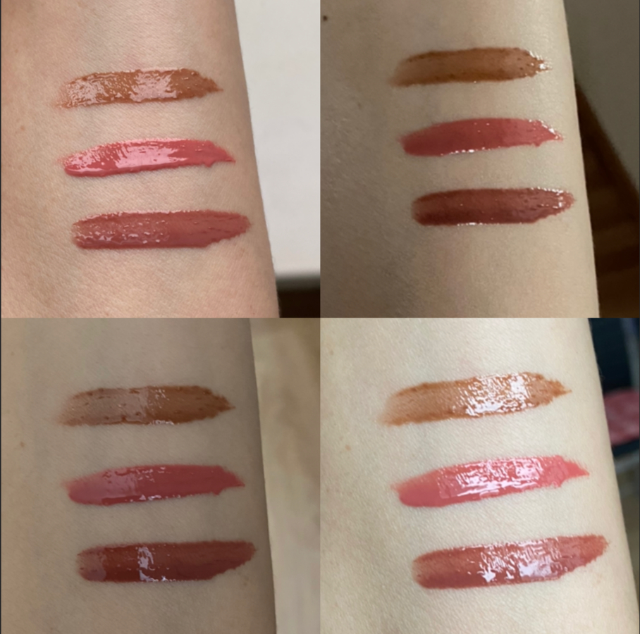 Essence Блеск для губ Extreme Shine Volume Lipgloss в оттенках 14, 16, 17. Свотчи