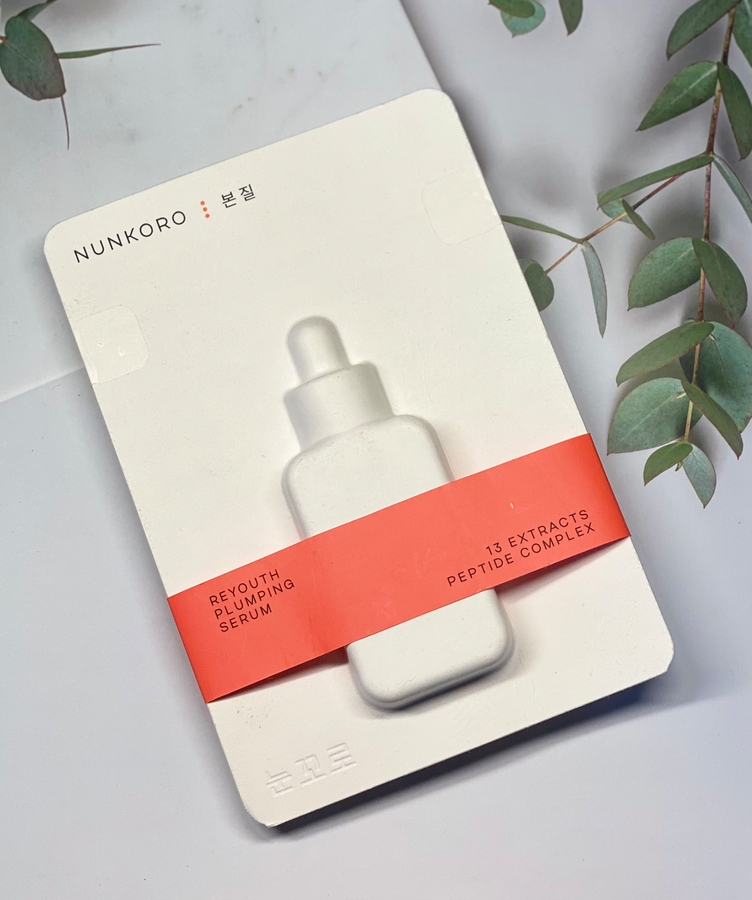 NUNKORO Омолаживающая сыворотка-антиоксидант для повышения упругости кожи лица Reyouth Plumping Serum