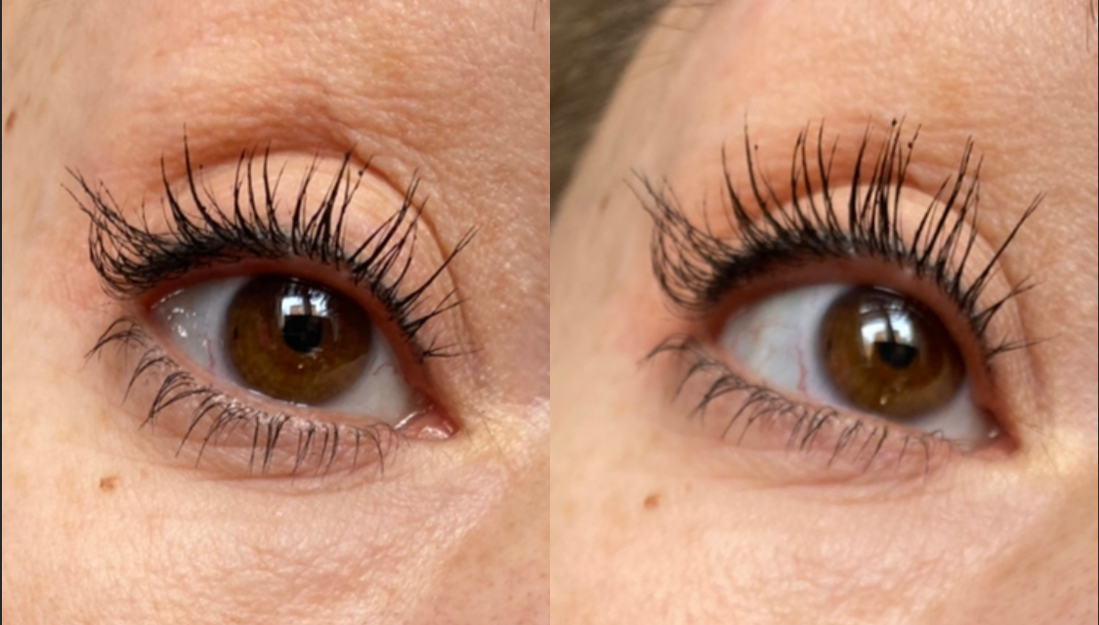 Arive Makeup Универсальная объемная тушь Buildable Volume Mascara свотчи в один слой