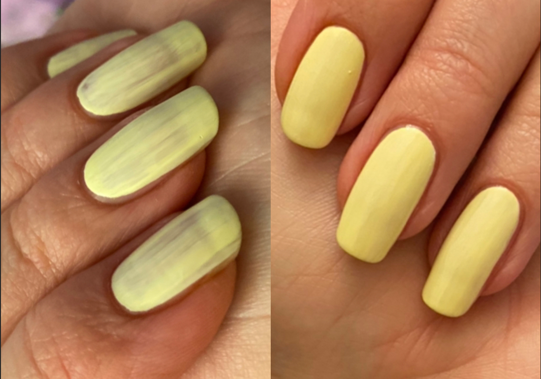 Лаки для ногтей Catrice Gel Affair Nail Lacquer оттенок 012 - Easy Peasy Lemon Squeezy свотчи