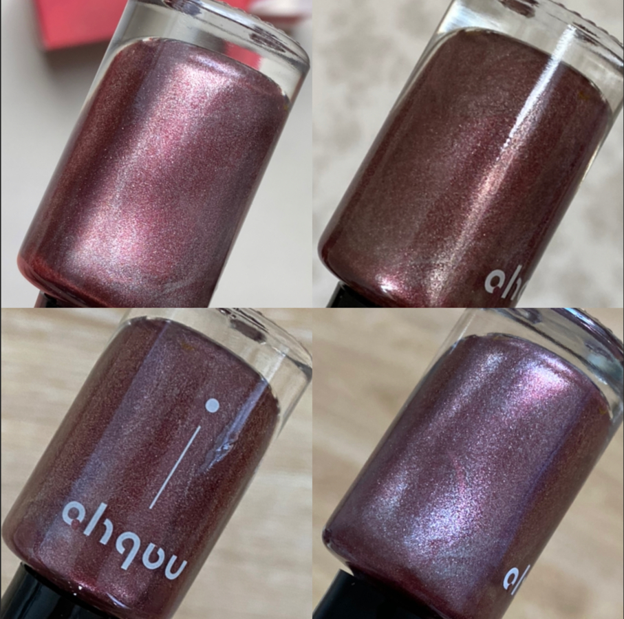 Nabyo Лак для ногтей Nail Polish в оттенке 1106 Цена любви при разном освещении