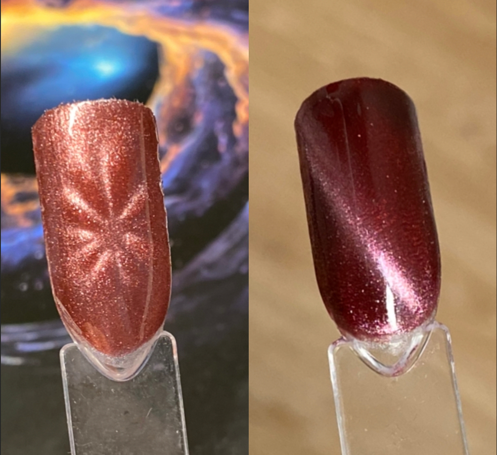 Nabyo Лак для ногтей Nail Polish в оттенке 1106 Цена любви СВОТЧИ С МАГНИТОМ