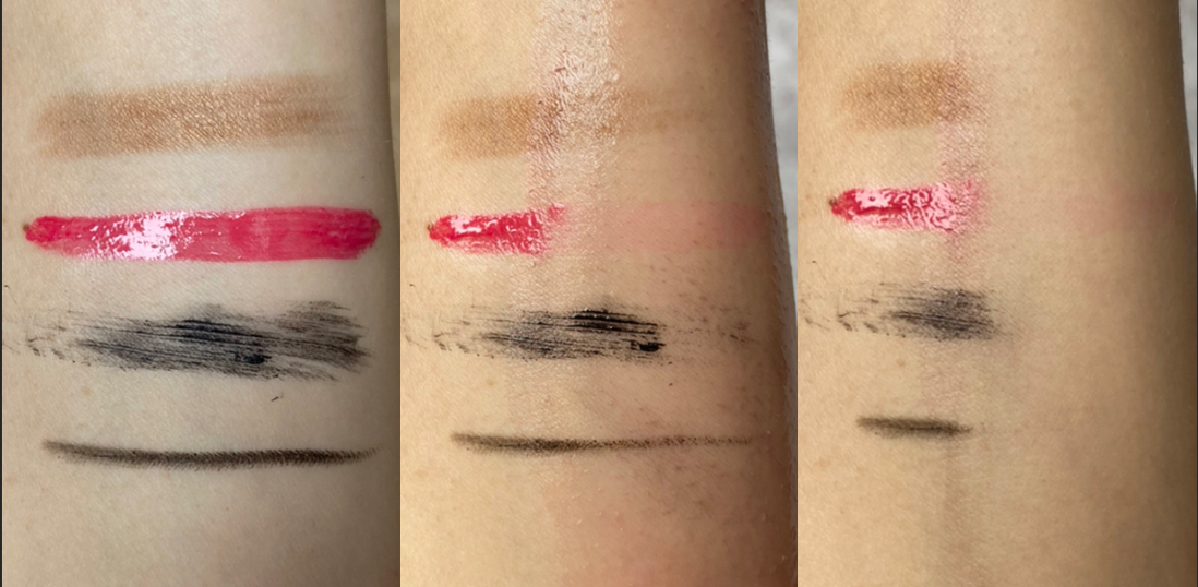 Fresh Look Гидрофильное гель-масло для умывания Nourishing Cleancing Oil свотчи: да, в процессе, после смывания