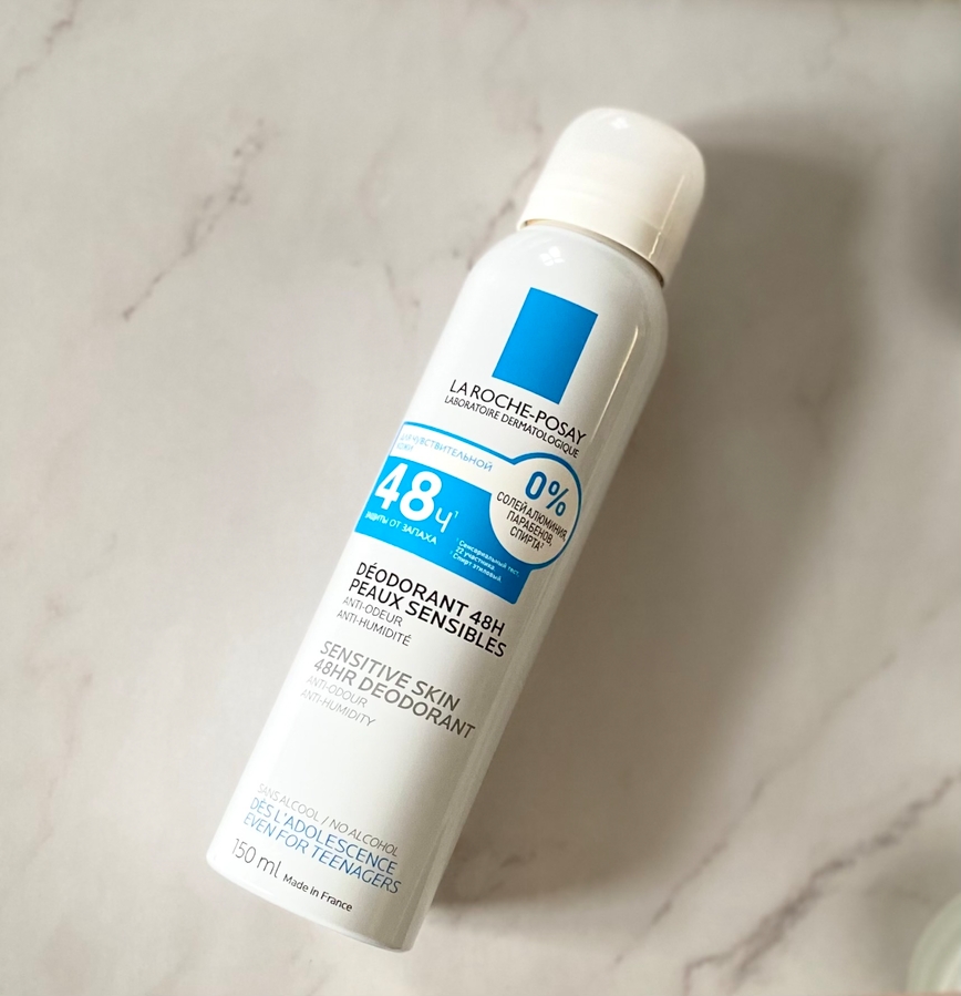La Roche-Posay Физиологический Дезодорант-спрей Deodorant 48H Sensitive Skin