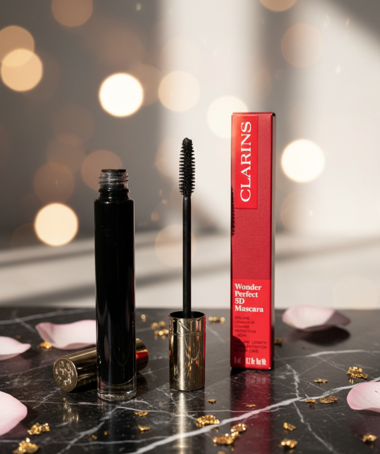 5 эффектов в одной туши? Проверяю Clarins Wonder Perfect 5D 01 без прикрас