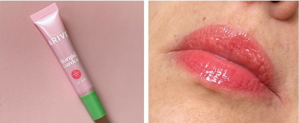 Arive Makeup Garden Lip Jam: 02 Raspberry Drop свотчи