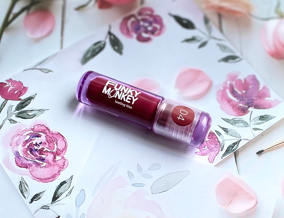 Funky Monky Тинт для губ глянцевый Lasting Kiss тон 04