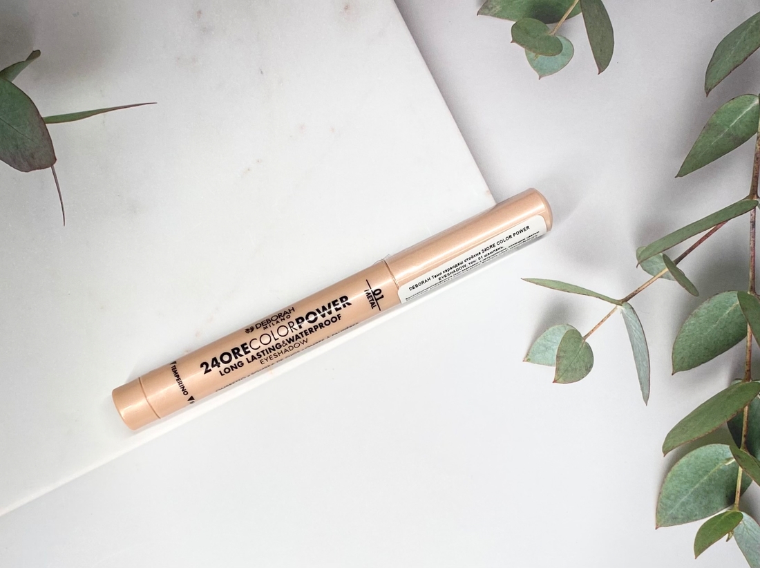 Deborah Milano Тени-карандаш для глаз 24 Ore Color Power Eyeshadow в оттенке №01 «Шампань»