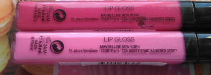 Розовые блески для губ от Maybelline из серии Shine