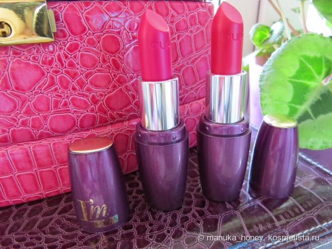 Помады I’m Pure Colour Lipstick Absolute Shine из коллекции Pupa Velvet Garden в оттенках 311 и 418
