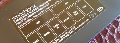 Палитра теней Smashbox Cover Shot: Golden Hour Eye Palette