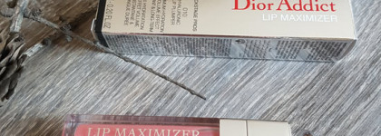 Часть весенней коллекции Dior Lolli’Glow: блеск для губ Dior Addict Lip Maximizer в оттенке 010 и хайлайтер Diorskin Nude Luminizer Lolli’Glow в оттенке 07