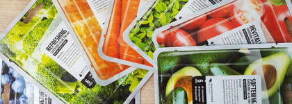 Набор тканевых масок Superfood Salad For Skin Facial Sheet Mask Set для сухой кожи