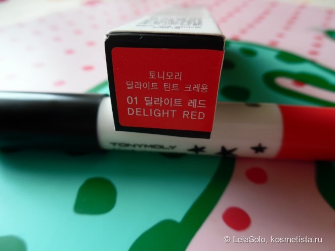 Тинт-карандаш Tony Moly Tint Crayon Delight 01 Delight Red