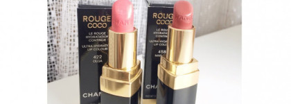 Помада Rouge Coco в оттеках #422 Olga, #458 Marlene