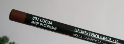 Карандаши для губ Nyx: №807 Cocoa и №19 Subversive socialite