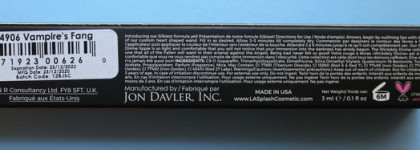 Wickedly Divine Liquid Lipsticks от Lasplash Cosmetics в оттенках Bride's Revenge, Vampire's Fang и Wrath