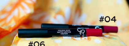 Golden Rose Matte Lipstick Crayon #04 и #06