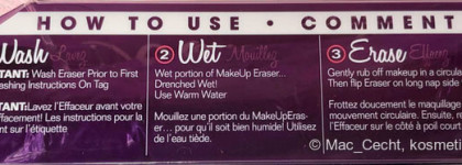 MakeUp Eraser The Original #Purple & #Royal Navy