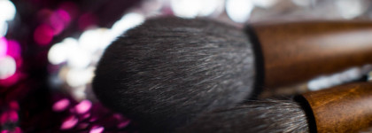 Кисти из ворса серой и голубой белок