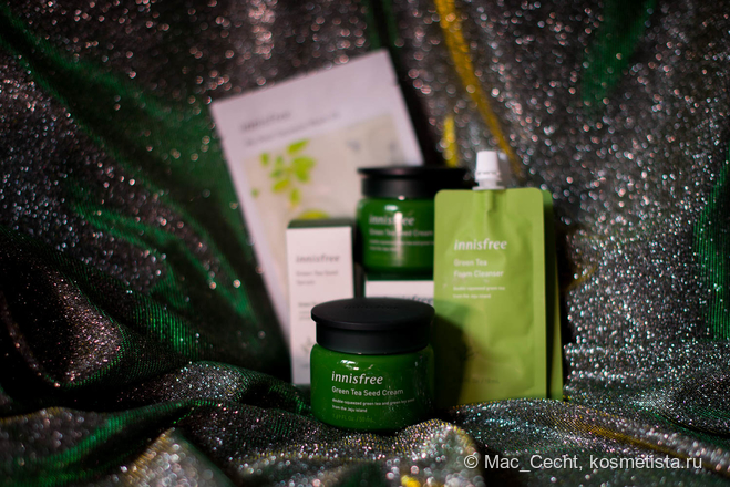 Innisfree Green Tea Seed: увлажнение на все случаи жизни