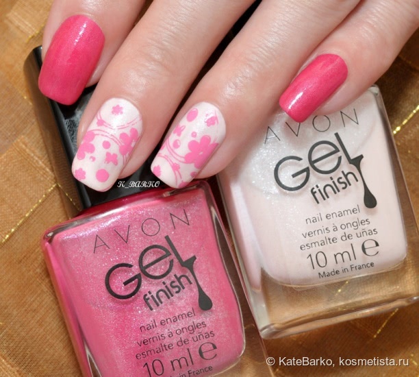 В розовом шиммере или мое мнение о лаках Avon