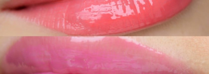 NYX butter gloss «peach cobbler» и «strawberry parfait»