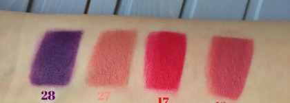 Долгожданное знакомство с Golden Rose Velvet Matte № 12, 17, 27 и 28