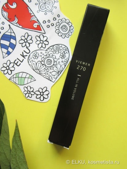 Тушь для ресниц Missha Viewer 270˚ Mascara All in Volume - первый для меня представитель корейской декоративной косметики