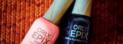 Orly Epix Flexible Color, лак в оттенке Trendy и закрепитель