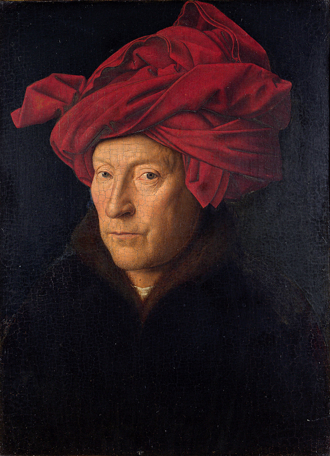 Ян Ван Эйк «Портрет мужчины в красном тюрбане» (1433)