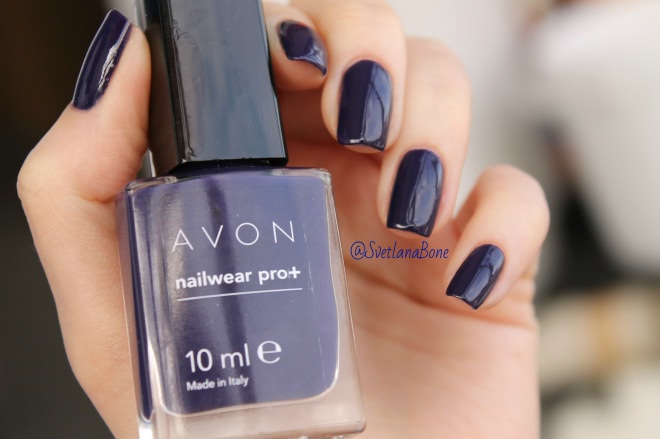 Лак для ногтей Avon Эксперт цвета Nailwear Рro+ оттенок Синяя полночь (Midnight)