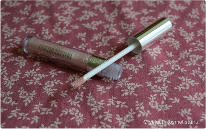 Кремовые тени для век Maybelline Color Tattoo Eye Chrome в оттенках 500 Gilded Rose, 510 Beige Luster