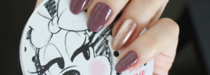 Золото и сливовый шоколад - два любимых лака от "Салли Хансен"