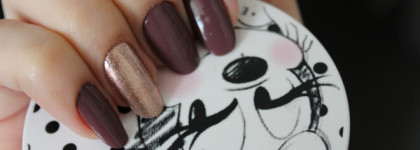 Золото и сливовый шоколад - два любимых лака от "Салли Хансен"