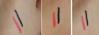 Цветные фломастеры. Две любимые подводки: чёрная и розовая